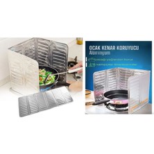Marsilyan Ocak Kenar Koruyucu Alüminyum Levha - Ev Kamp Karavan Ocak Koruyucu