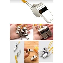 Marsilyan Metal Düdük - Hakem Düdüğü - Deprem Düdüğü - Kamp Düdüğü 5 Adet