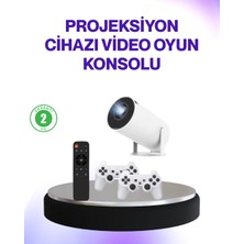 Butik Bfs 2.4g Kablosuz Destekli Oyun ve Film Projeksiyonu Ev Kullanımı Için