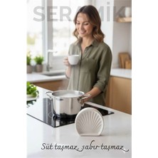 Shopwave Süt Taşırmaz Seramik – Seramik Süt Taşı - Kaynamayı Önleyen Akıllı Mutfak Yardımcısı