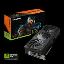 Gigabyte Gıgabyte GV-N5090WF3OC-32GD, RTX5090, Wındforce Oc, 32GB, Gddr7, 512BIT, 3 Fanlı, 1xhdmı, 3xdp, Gamıng Ekran Kartı