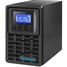 Binbir Göz Bilgisayar Tescom Teos 1kva 5-10DK 2X12V/9AH 1f/1f Online Ups 900040340
