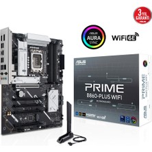 Binbir Göz Bilgisayar Asus Prıme B860-PLUS Wıfı 4x Ddr5 Dp/hdmı 2x M.2 1x 2.5glan/wıfı/bt Usb3.2 1851P Anakart