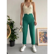 K&A Atlas Fletolu Pantolon Petrol Yeşili