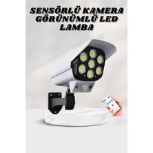 Shopwave Solar Lamba Kamera Görünümlü Duvar Lambası Dönebilen Bahçe Aydınlatması