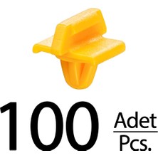 Alpha Auto Part Mercedes W201 Için Çamurluk Kaplama Klips - 100 Adet