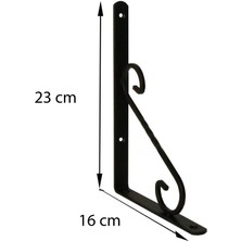 K&A Ferforje Raf Altı No:3 Siyah