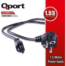 Binbir Göz Bilgisayar Qport Q-Powy1.5 1.5mt Notebook Power Kablo