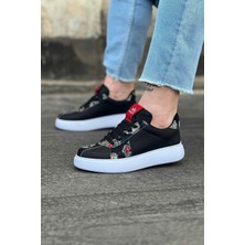 K&A Siyah Kurukafa Erkek Casual Ayakkabı