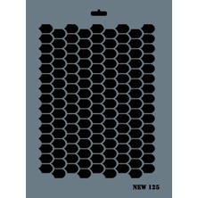 K&A Rich New Seri N-125 Stencil 35X25 cm