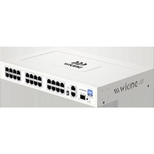 Binbir Göz Bilgisayar Wı-Tek Wıkıng WK-PS227GF 24 Port 10/100 24 Port Poe 2xge Uplınk + 1 Sfp 270W Yonetılemez Rack Mount Swıtch