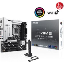 Binbir Göz Bilgisayar Asus Prıme Z890M-PLUS Wıfı 4x Ddr5 Dp/hdmı 3x M.2 1x 2.5glan/wıfı7/bt Usb3.2 1851P Anakart