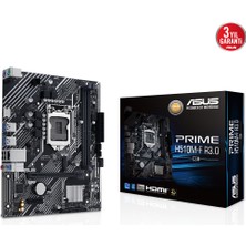 Binbir Göz Bilgisayar Asus Prıme H510M-F R3.0-Csm H510 2xddr4 HDMI 1xglan 1xm.2 1200PIN Anakart