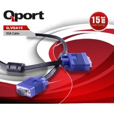 Binbir Göz Bilgisayar Qport Q-VGA15 15MT VGA Kablo