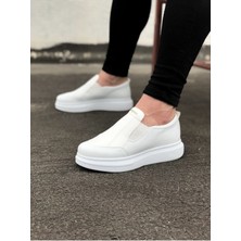 K&A Beyaz Düz Casual Erkek Ayakkabı
