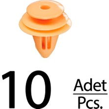 Alpha Auto Part Ford Escape Focus Için Havalandırma ve Radyatör Klips - 10 Adet