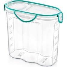 Shopwave Kilitli Kapaklı Contalı Hava,su Sıvı Geçirmez 1,7 Litre Erzak Saklama KABI-SA585 (5047)