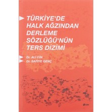 Binbir Göz Kitap Türkiyede Halk Ağzından Derleme Sözlüğünün Ters Dizimi