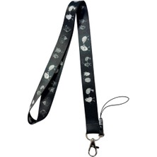 Beyin ve Kalp Temalı Boyun Askı Ipi (B82)