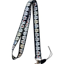 Eğlenceli Dişler Siyah Temalı Boyun Askı Ipi (B102)