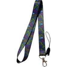 Renkli Bisikletler Temalı Boyun Askı Ipi (B87)