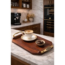 Kaf Ahşap Sunum Tepsisi / Sapelli