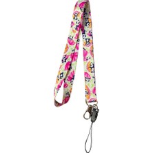 Neşeli Panda Temalı Boyun Askı Ipi (B4)