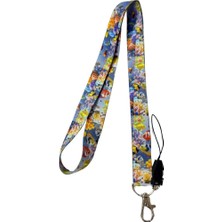 Akvaryum Renkli Balıklar Temalı Boyun Askı Ipi (B80)