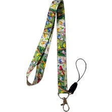 Huzurlu Kuşlar Temalı Boyun Askı Ipi (B78)