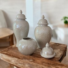 Uzman Ticaret Pearl Lüks  Seramik Vazo