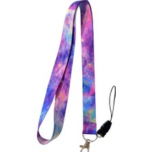 Renkli Gece Temalı Boyun Askı Ipi (B107)