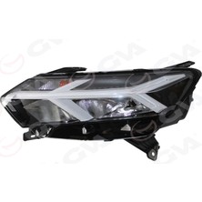 GVA Xmpdby Far Komple Beyaz Çizgili Sol Sandero Stepway 23-