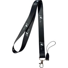 Kedili Ekg Temalı Boyun Askı Ipi (B83)