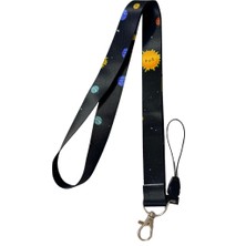 Sevimli Gezegenler - 4 Temalı Boyun Askı Ipi (B105)