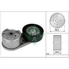 Ina Xmpdby Alternatör Kayiş Gergisi Komple Transit V-363 20 2.0 Ecooblue