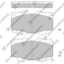 SANGSIN Xmpdby Ön Balata Toyota Hilux Pickup 2.5d-4d 4WD 01 - GDB3428
