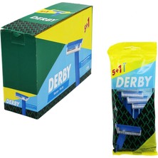 Shopwave Derby Banyo - Body 5+1pcs x 12 Poşetli = 72 Adet Saplı Jilet (5047)