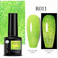 Ur Sugar Reflective Fluorescent Gel 7,5 ml Karanlıkta Parlayan Sımlı Kalıcı Oje R011