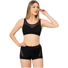 Markahit Argisa Tüllü Transparan Şortlu Bikini