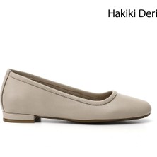 Gönderi(r) Kadın Bej  Hakiki Deri Babet