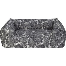 Xmpdby Pet Comfort Alpha  Siyah-Beyaz Köpek Yatağı L 105X85CM