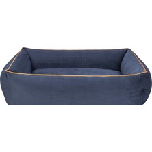 Xmpdby Pet Comfort Golf  Köpek Yatağı Parliament Mavi W Hardal Biye L 105X80CM