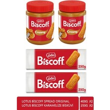 Lotus Bıscoff 250GR. x 2 Adet Bıscoff Spread Orıgınal 400 gr x 2 Adet