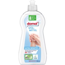 Domol Eco Bulaşık Deterjanı 500 ml Hassas Ciltler için Parfümsüz ve Katkı Maddesi İçermez