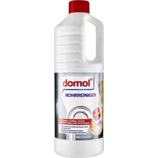 Domol Lavabo Açıcı Sıvı 1 Litre Güçlü Formül Hızlı ve Güvenilir Tıkanıklık Giderici Alman Üretim