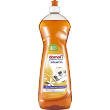 Domol Portakallı Bulaşık Deterjanı 1 lt Güçlü Yağ Çözme ve Cilt Dostu Formül