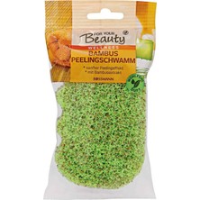 For Your Beauty Bambu Özlü Peeling Süngeri Arındırıcı Etkiyle Cilt Bakımı İçin