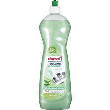 Domol Bulaşık Deterjanı, Balsam Aloa Veralı, Yüksek Yağ Çözme Gücü, Elde Yıkama 1000 ml