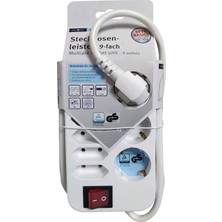 Ideen Welt Best Basics Çoklu Priz Beyaz 9'lu