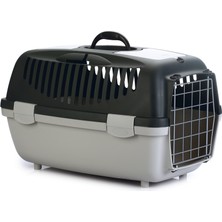 Xmpdby Beeztees Köpek Veya Kedi Taşıma Kabı, 8kg'ye Kadar, Koyu Gri/gri, 55X36X35CM